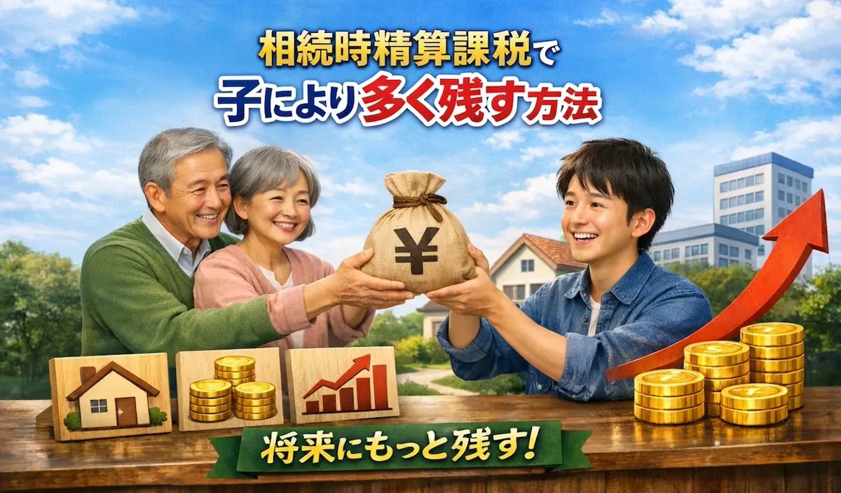 相続時精算課税は生前贈与に使える？110万円の基礎控除で子に多く残す考え方